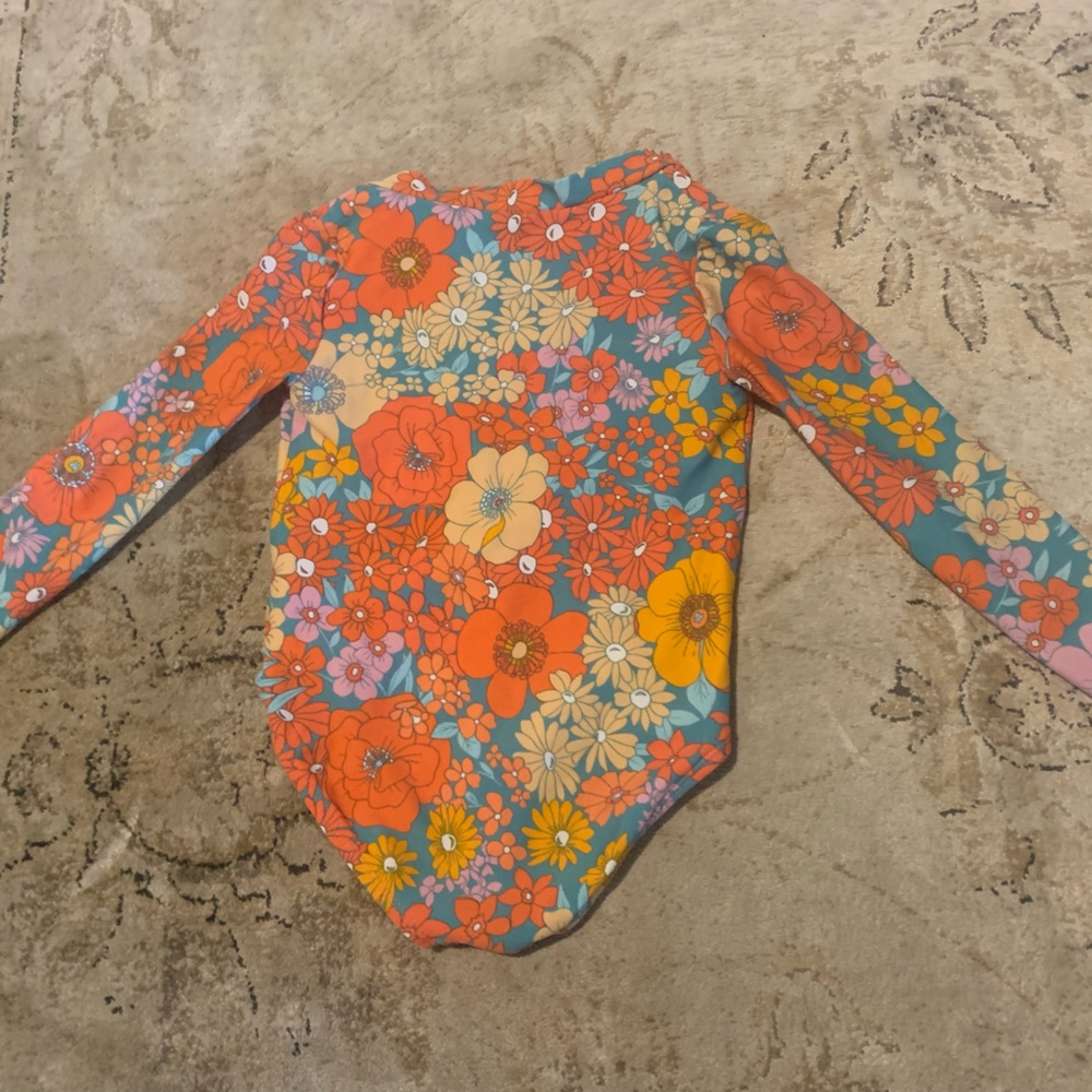 Carter’s floral print one piece bathing suit